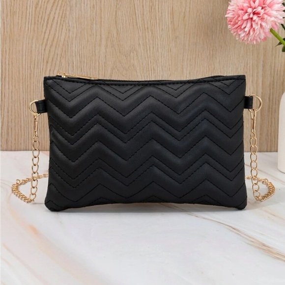 ⚠️Clearance Mini Quilted Chevron Chain Shoulder Crossbody Bag - Picture 4 of 5